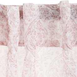 HOMLA Firanka Malica W Drobny Bordowy Wzor 140X250 Cm Clearance