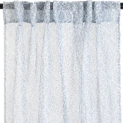 HOMLA Firanka Malica W Drobny Granatowy Wzor 140X250 Cm Sale