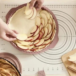 HOMLA Forma Easy Bake Na Tarte Silikonowa Rozowa 31 Cm Rozowy New