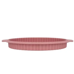 HOMLA Forma Easy Bake Na Tarte Silikonowa Rozowa 31 Cm Rozowy New