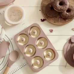 HOMLA Forma Easy Bake Silikonowa Na Donuty 26X18 Cm Rozowy Sale