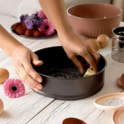 HOMLA Forma Febe Okragla 24 Cm Czarny