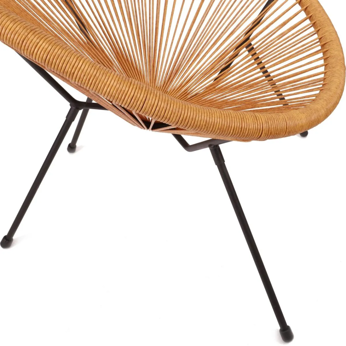 HOMLA Fotel Acapulco 93X73X85 Cm Naturalny Clearance