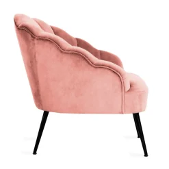 HOMLA Fotel Ariel 65X71X76 Cm Rozowy Best