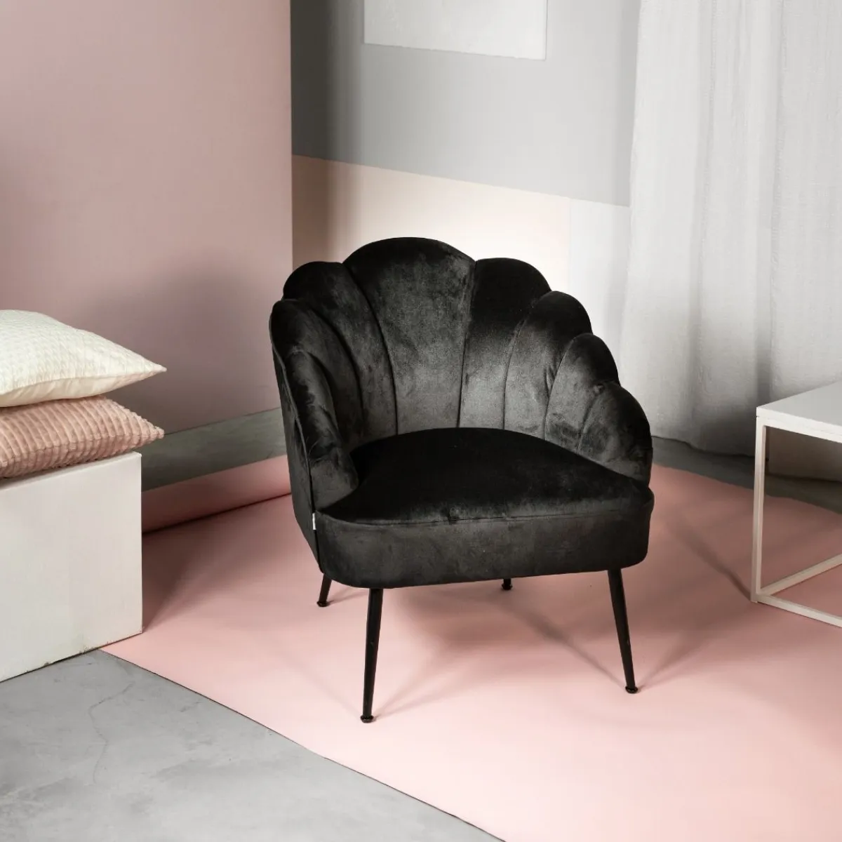 HOMLA Fotel Ariel 65X71X76 Cm Czarny Clearance
