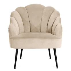 HOMLA Fotel Ariel 65X71X76 Cm Bezowy Outlet