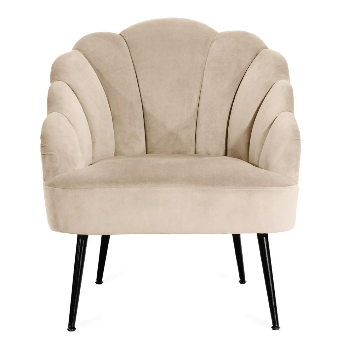 HOMLA Fotel Ariel 65X71X76 Cm Bezowy Outlet