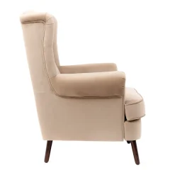 HOMLA Fotel Fossby 86X85X108 Cm Bezowy Discount