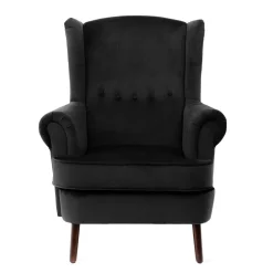 HOMLA Fotel Fossby 86X85X108 Cm Czarny New