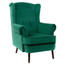 HOMLA Fotel Fossby 86X85X108 Cm Zielony Discount