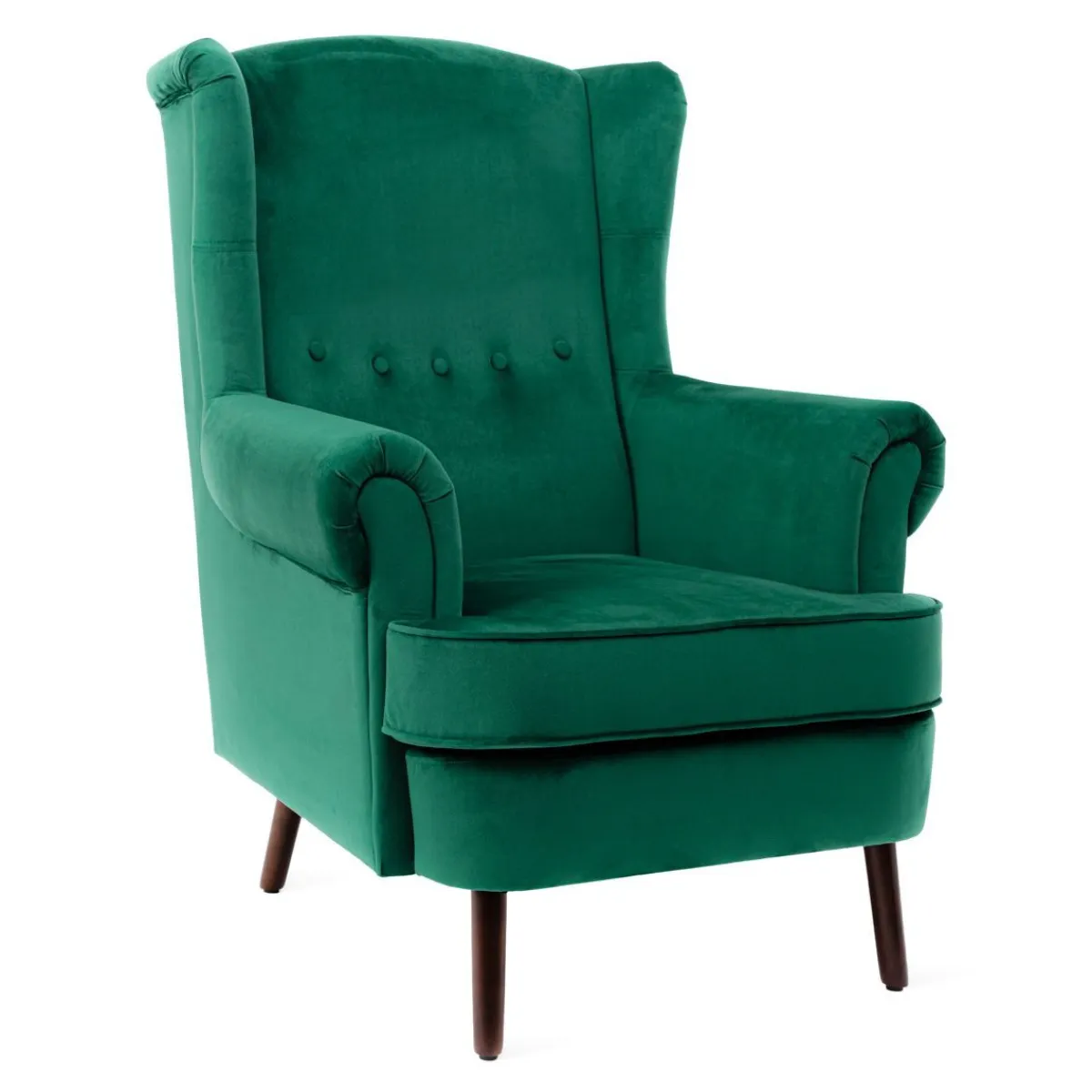HOMLA Fotel Fossby 86X85X108 Cm Zielony Discount