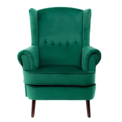 HOMLA Fotel Fossby 86X85X108 Cm Zielony Discount
