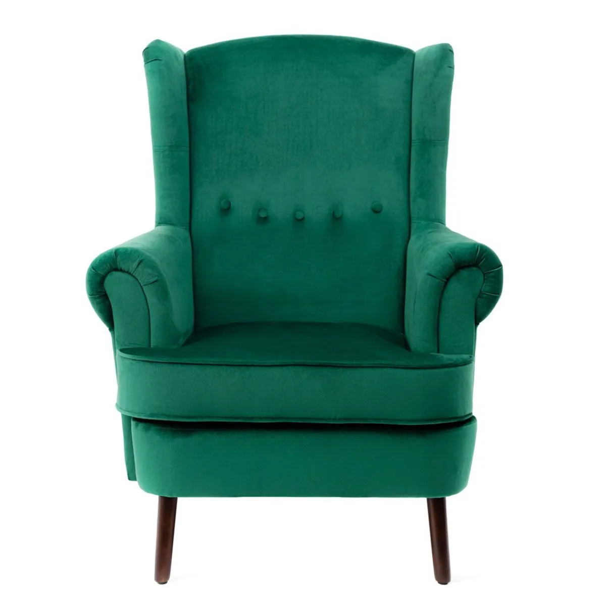 HOMLA Fotel Fossby 86X85X108 Cm Zielony Discount