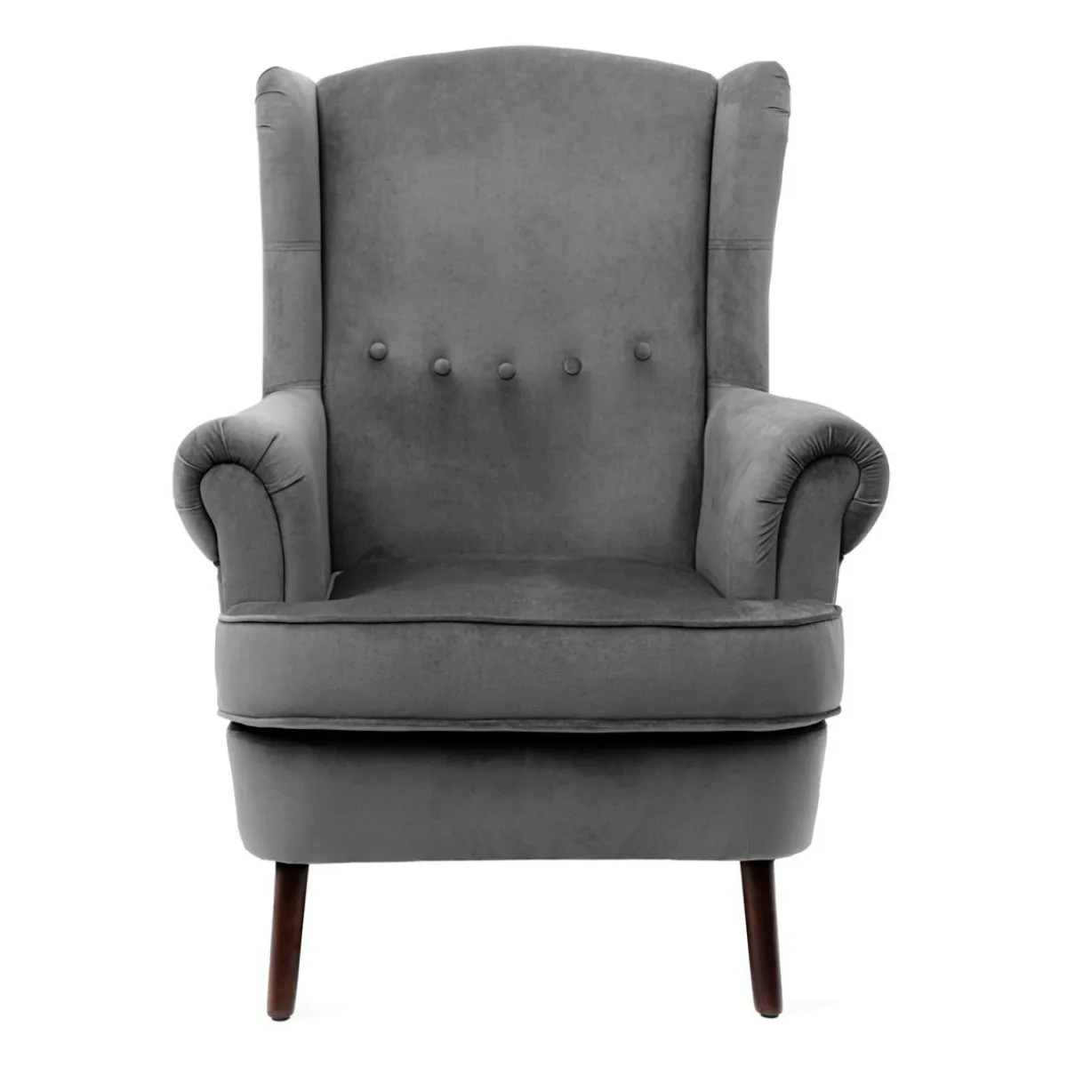 HOMLA Fotel Fossby 86X85X108 Cm Szary New