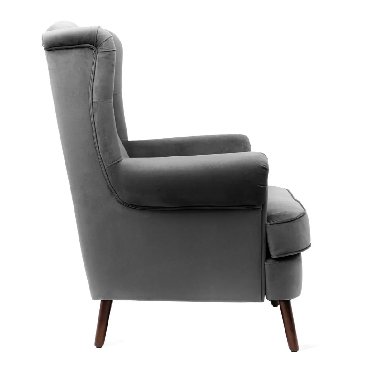 HOMLA Fotel Fossby 86X85X108 Cm Szary New