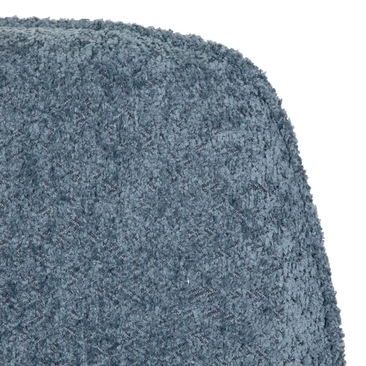 HOMLA Fotel Lunaire Obrotowy W Tkaninie Teddy Boucle Granatowy 86X76X87 Cm Best