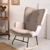 HOMLA Fotel Moss Bujany 72X73X92 Cm Bezowy