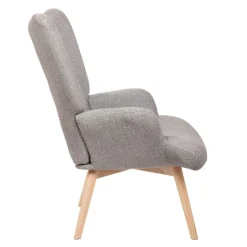 HOMLA Fotel Moss Pop W Tkaninie Ciemnobezowy 72X73X96Cm Hot