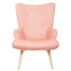 HOMLA Fotel Moss Pop W Tkaninie Rozowy 72X73X96Cm Sale