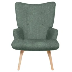 HOMLA Fotel Moss Pop W Tkaninie Zielony 72X73X96Cm Outlet