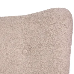 HOMLA Fotel Moss Teddy Boucle Bujany Bezowy W Tkaninie Teddy Boucle 72X73X92 Cm Online