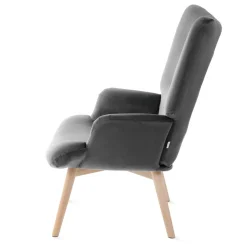 HOMLA Fotel Moss 70X95Cm Szary Hot