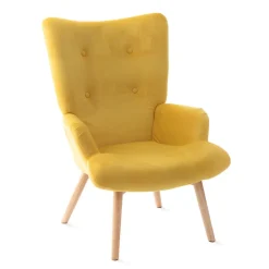 HOMLA Fotel Moss 70X95Cm Zolty Sale