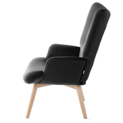 HOMLA Fotel Moss 70X95Cm Czarny Sale