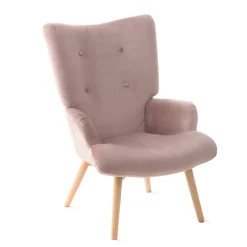 HOMLA Fotel Moss 70X95Cm Rozowy Best