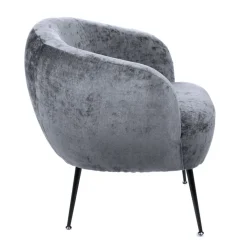 HOMLA Fotel Pallstol Szenilowy Ciemno Szary 72X70X74Cm Discount