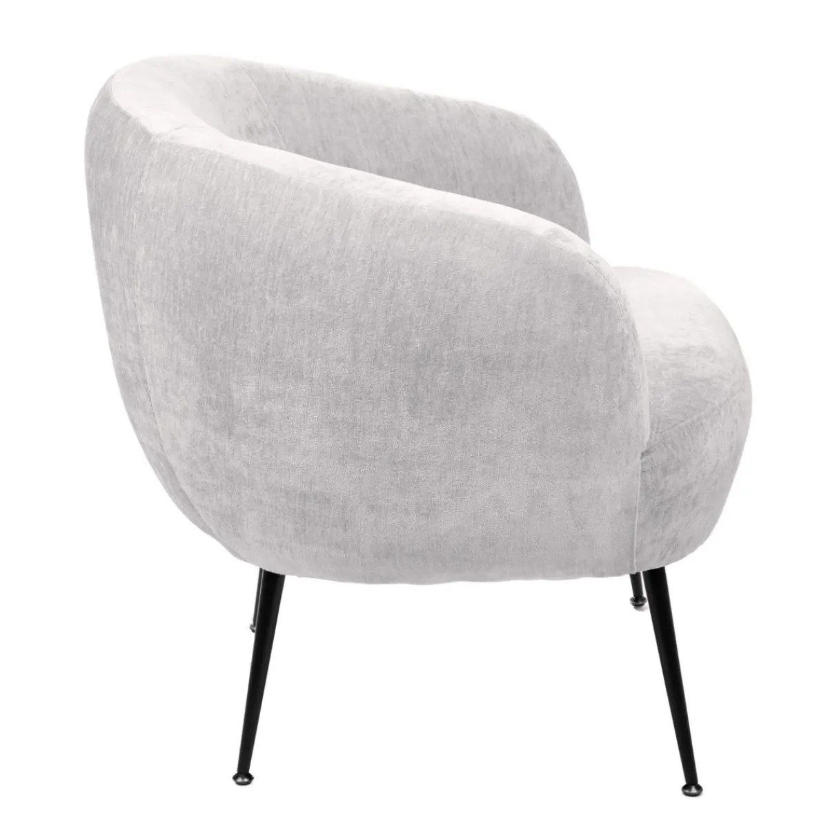 HOMLA Fotel Pallstol Szenilowy Szary 72X70X74Cm Sale