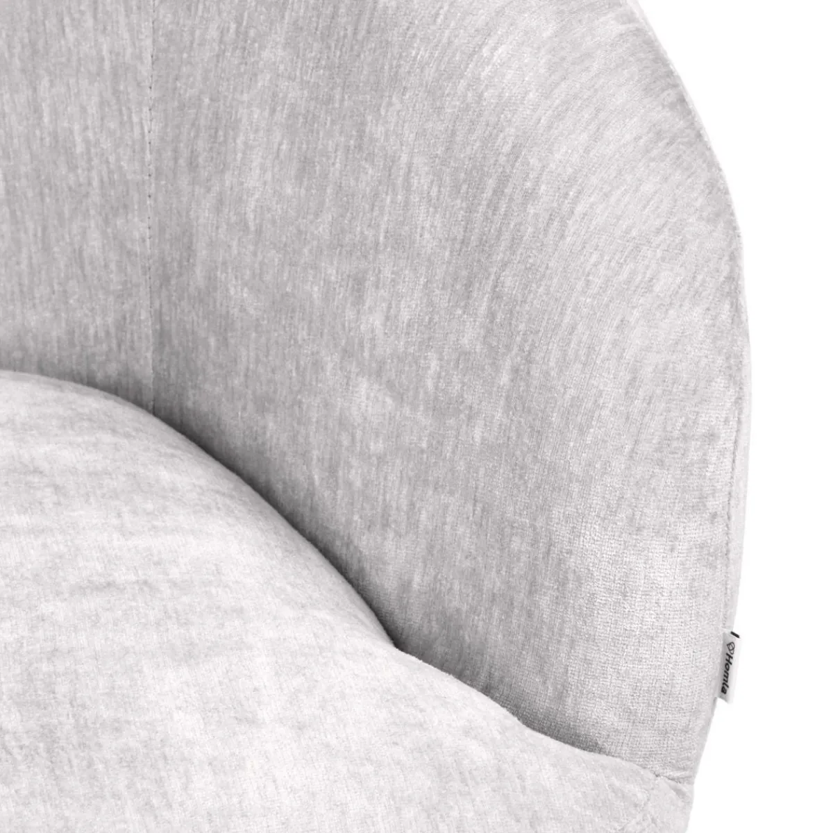HOMLA Fotel Pallstol Szenilowy Szary 72X70X74Cm Sale