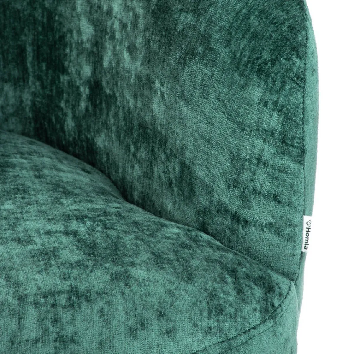 HOMLA Fotel Pallstol Szenilowy Zielony 72X70X74Cm Hot