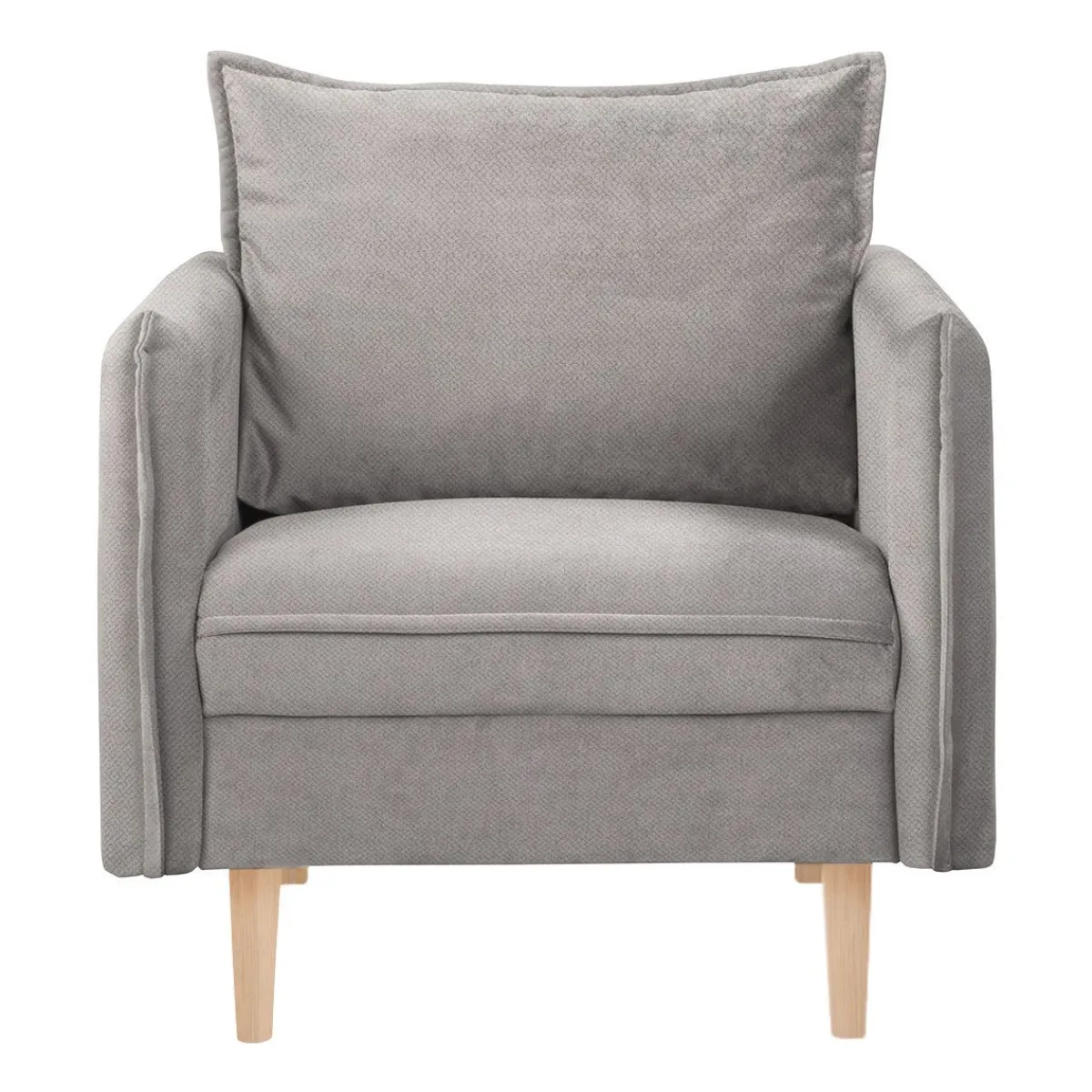 HOMLA Fotel Rugg W Tkaninie 99X86X91 Cm Szary New