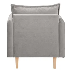 HOMLA Fotel Rugg W Tkaninie 99X86X91 Cm Szary New