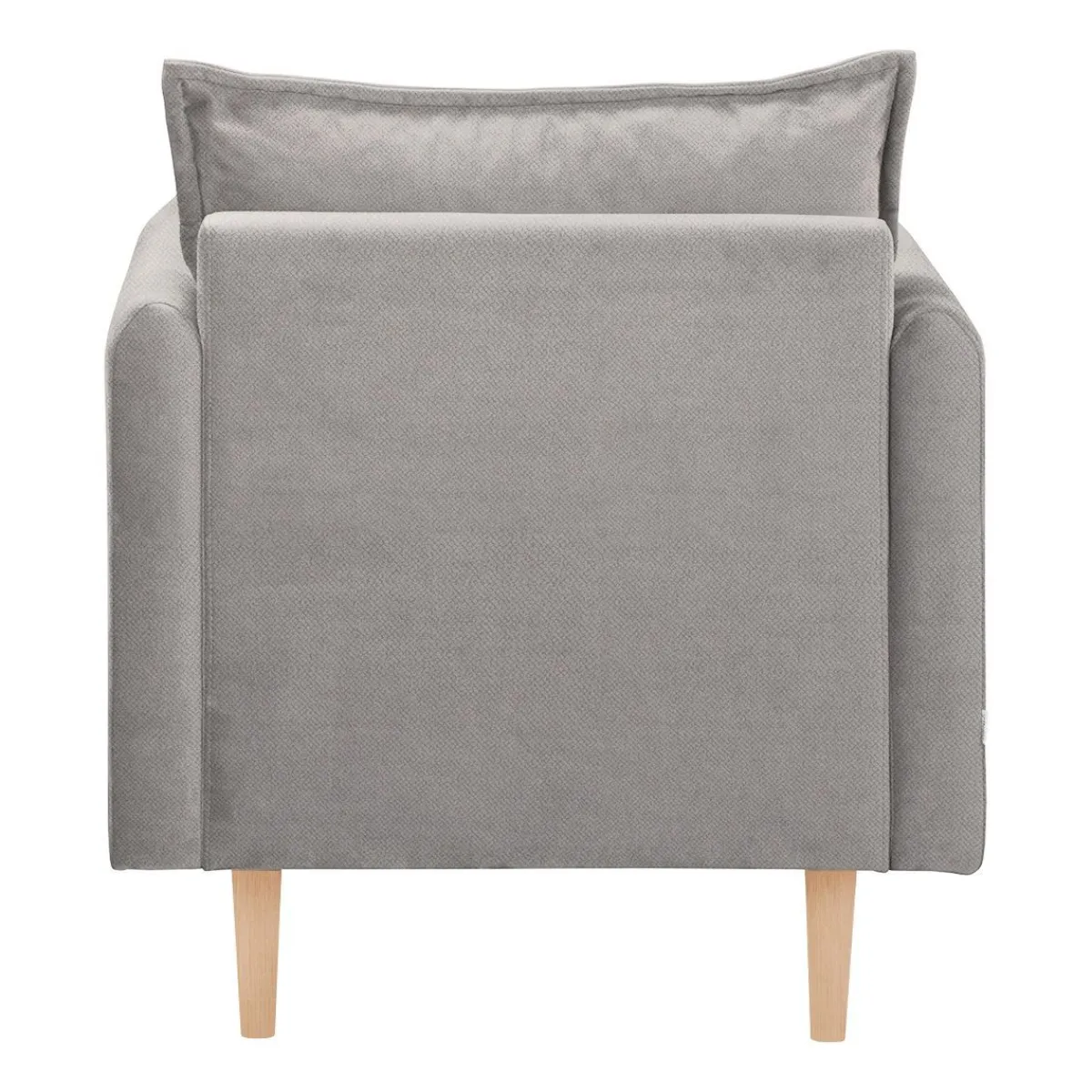 HOMLA Fotel Rugg W Tkaninie 99X86X91 Cm Szary New