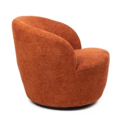 HOMLA Fotel Svingen Obrotowy Ceglasty 65.5X77X69Cm New