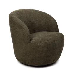 HOMLA Fotel Svingen Obrotowy Oliwkowy 65.5X77X69Cm Outlet
