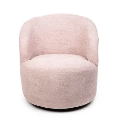 HOMLA Fotel Svingen Obrotowy Rozowy 65.5X77X69Cm Sale