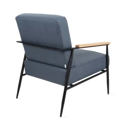 HOMLA Fotel Veludo Denim 71X70X83 Cm Granatowy New