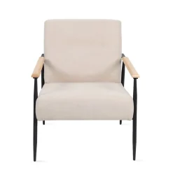 HOMLA Fotel Veludo 71X70X83 Cm Bezowy Best