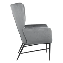 HOMLA Fotel Vinder Szary 97X67X73 Cm Online