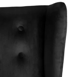 HOMLA Fotel Vinnande Czarny 97X67X73 Cm New