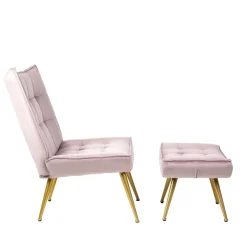 HOMLA Fotel Vinnis 96X69X82 Cm Rozowy Hot