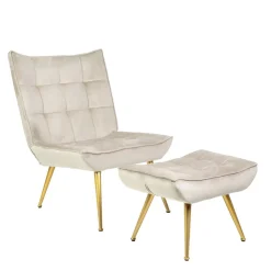 HOMLA Fotel Vinnis 96X69X82 Cm Bezowy Hot