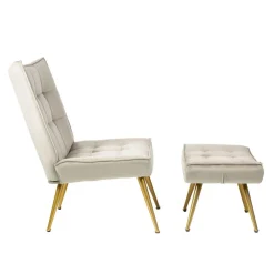 HOMLA Fotel Vinnis 96X69X82 Cm Bezowy Hot
