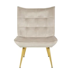 HOMLA Fotel Vinnis 96X69X82 Cm Bezowy Hot