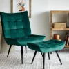 HOMLA Fotel Vinnis Zielony 96X69X82 Cm Hot