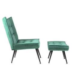 HOMLA Fotel Vinnis Zielony 96X69X82 Cm Hot