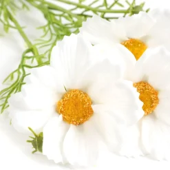HOMLA Galazka Sztuczna Cosmos Biala 50 Cm Best